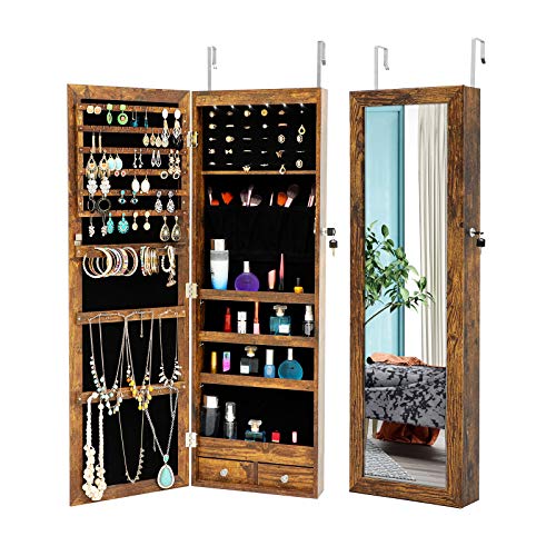 24 Top Armoire With Mirror | Jewelry Armoires