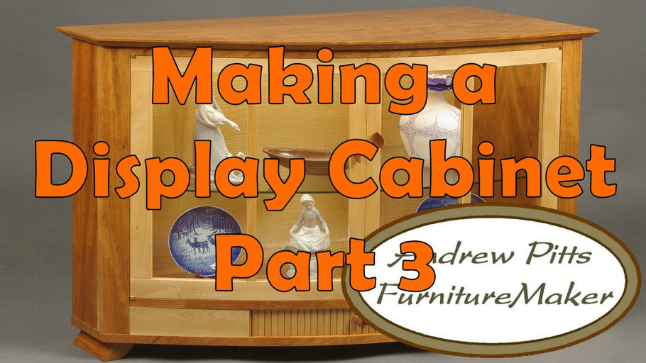 This 8-part series is all about making a unique custom display cabinet of cherry, beech, and curly maple