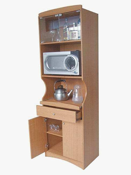 Country Tall Microwave Cabinet
