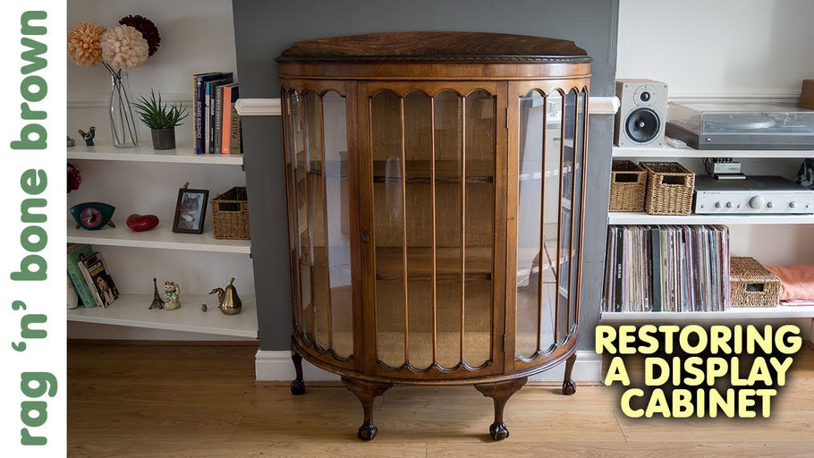 In this video I repair and restore a vintage display cabinet