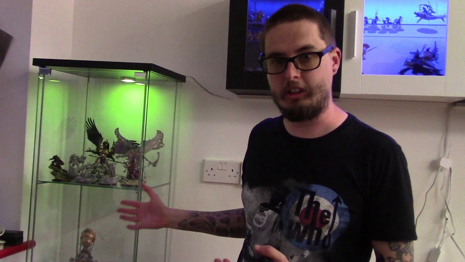 In this video I look at the IKEA Detolf Cabinets which are very popular in the wargaming community