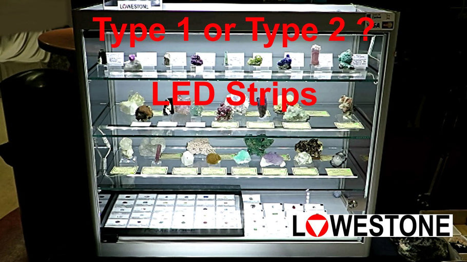This video shows the comparison between Type 1 or Type 2 LED lighting strips
