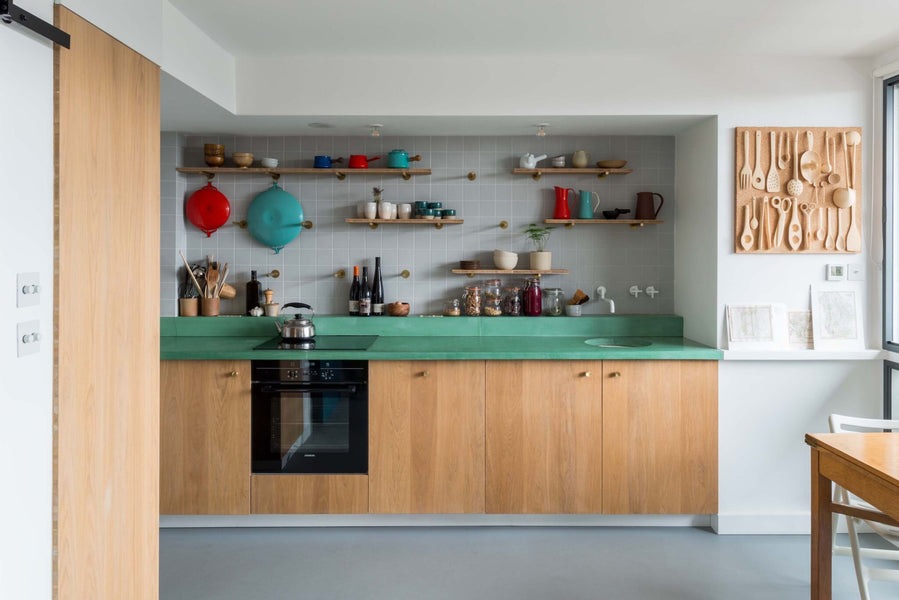 Kitchen of the Week: An Architect’s Colorful “Modern Cottage” Kitchen in a London Highrise