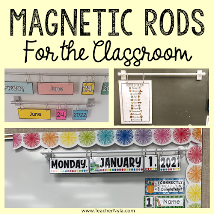 Uses for Magnetic Curtain Rods in the Classroom