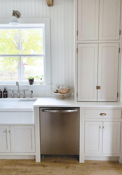 The DIY Dishwasher-Disguising Door Panel, via The Merrythought
