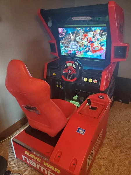Fan completes impressive arcade style setup to play Mario Kart 8 on Switch