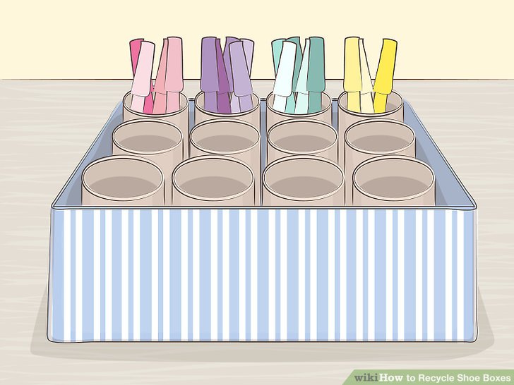 How to Recycle Shoe Boxes