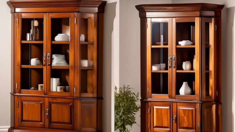 Styling Your Brown Corner Cabinet