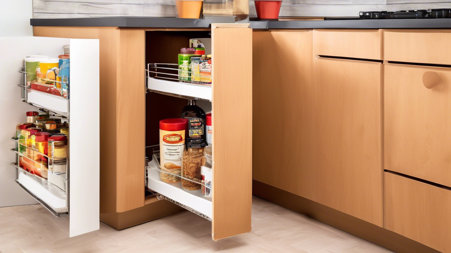 Maximize Corner Storage with Pull-Out Drawers