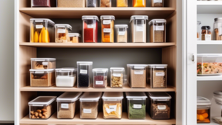 Acrylic Pantry Organization Made Easy