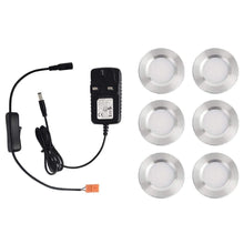 Load image into Gallery viewer, 1600lm 3000K Warm White Super Bright LED Puck Light for Kitchen Closet 6PCS