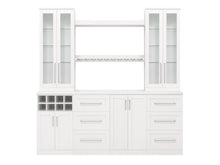 Load image into Gallery viewer, Home Bar 9 Piece Cabinet Set - 21&quot;