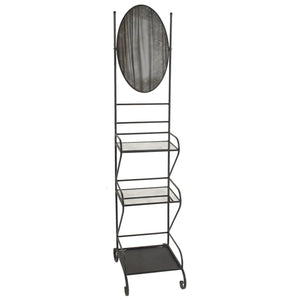 A&B Home 64" Shelf With Mirror