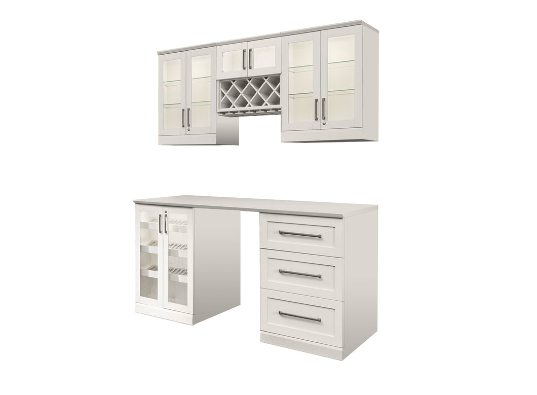 Home Bar 6 Piece Cabinet Set - 24
