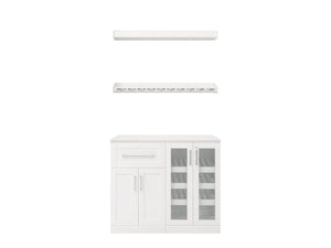 Home Bar 5 Piece Cabinet Set - 21"