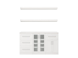 Home Bar 6 Piece Cabinet Set - 21"
