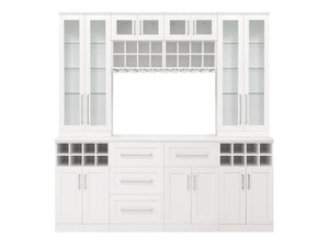 Home Bar 9 Piece Cabinet Set - 21"