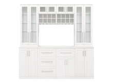 Load image into Gallery viewer, Home Bar 9 Piece Cabinet Set - 21&quot;