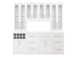 Home Bar 9 Piece Cabinet Set - 21"