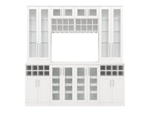 Load image into Gallery viewer, Home Bar 9 Piece Cabinet Set - 21&quot;