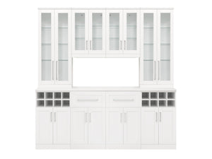 Home Bar 9 Piece Cabinet Set - 21"