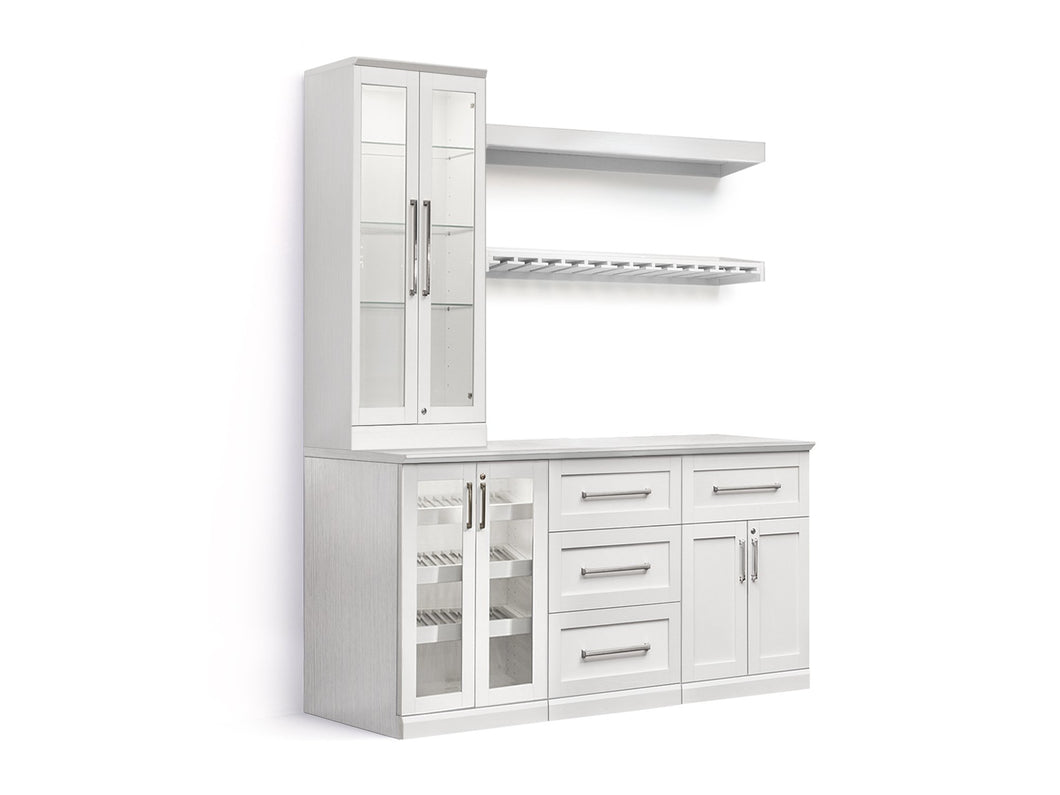 Home Bar 7 Piece Cabinet Set - 24