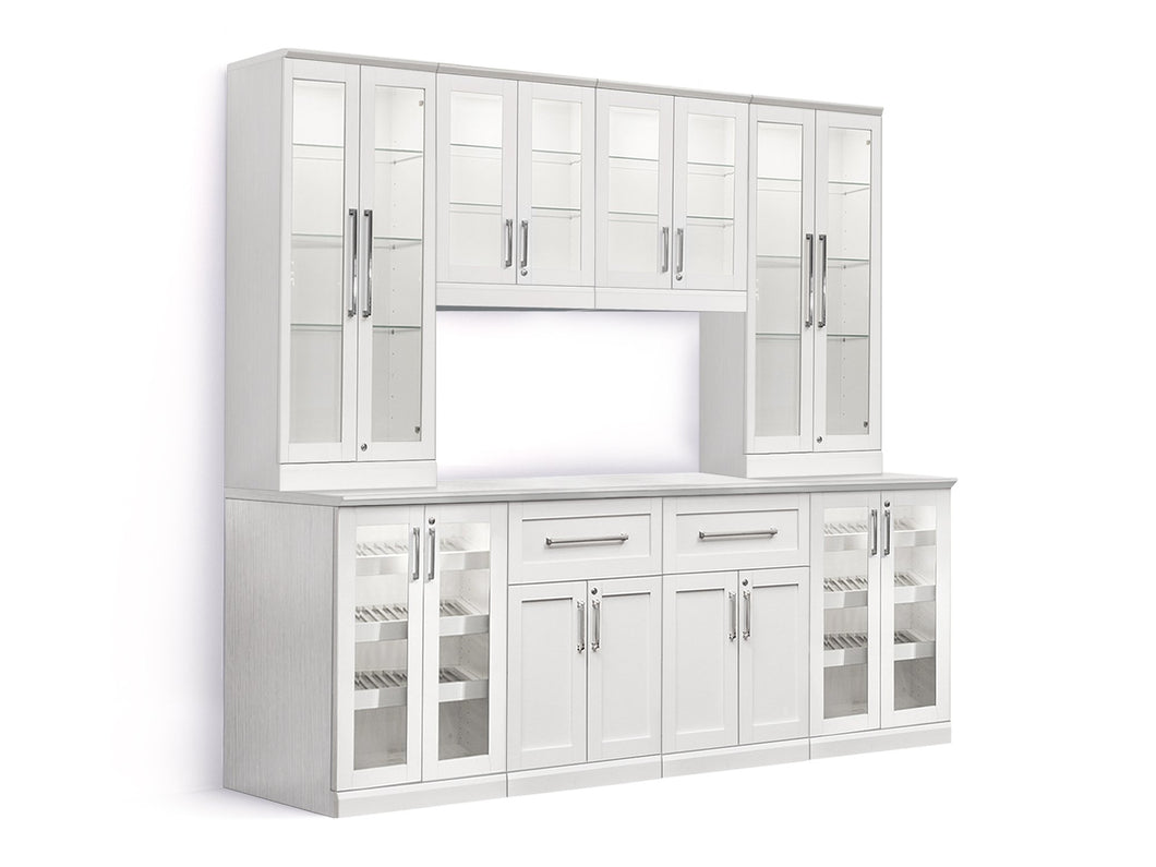 Home Bar 9 Piece Cabinet Set - 24