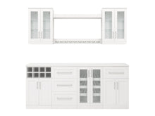 Load image into Gallery viewer, Home Bar 9 Piece Cabinet Set - 21&quot;
