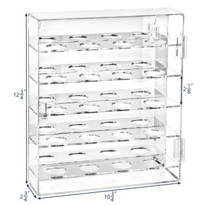 #COTMG4020 Acrylic Mountable Golf Display Cabinet for 20 Golf Balls with Mirrored Back