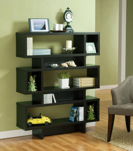 Black Display Cabinet/ Bookcase