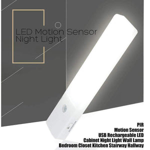 EL608 Rechargeable Infrared Motion Sensor Wall LED Night Light Torch (Warm White)