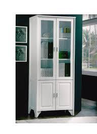 Glass Display Cabinet White