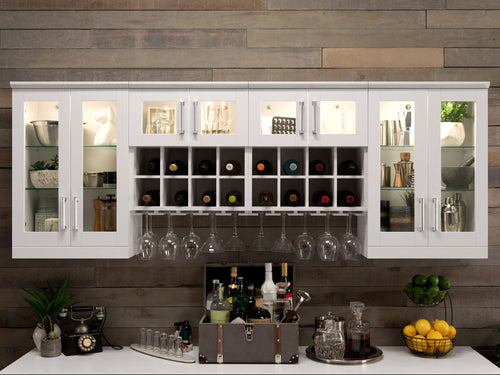 Home Bar 9 Piece Cabinet Set - 21
