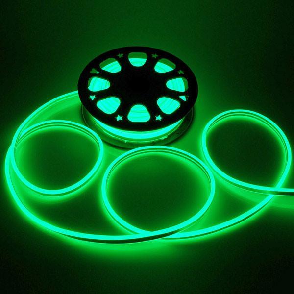 DELight Flex LED Neon Rope Light 50ft Green